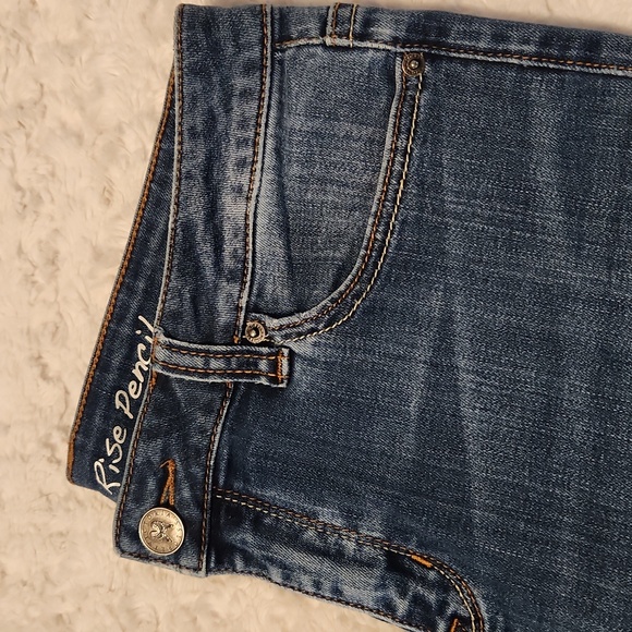 Victoria's Secret Mid Rise Pencil Jean Size 8 Regular - Picture 2 of 8